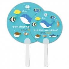 반달팬시자루부채(원형)